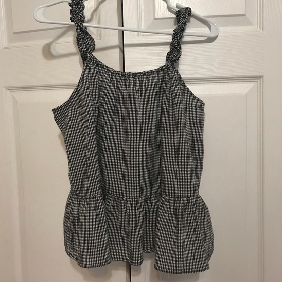 *SOLD ON MERCARI 1/20* Madewell Gingham Tank - Picture 1 of 3
